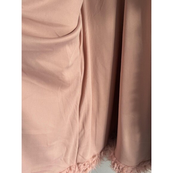 Knapp Studio Jacket Womens Medium Pink Faux Fur Shaggy Fuzzy Lined Coat - Picture 10 of 13